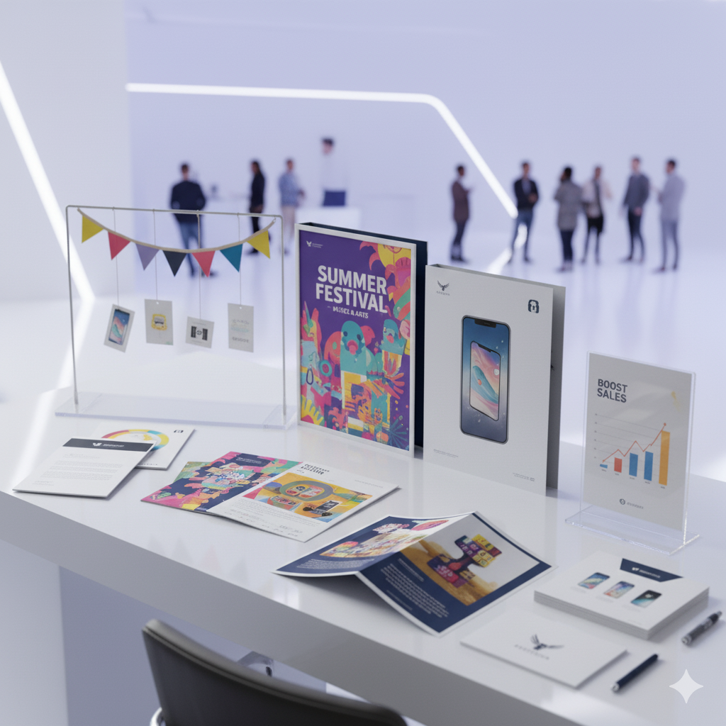 Marketing and promotional print display
